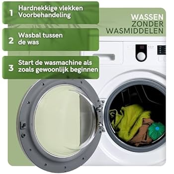 wasmachine zonder wasmiddel